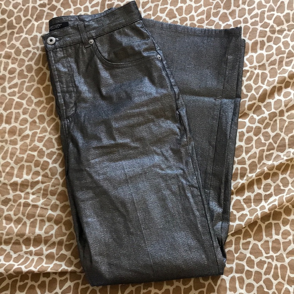 KAREN KANE LONG SILVER PANTS